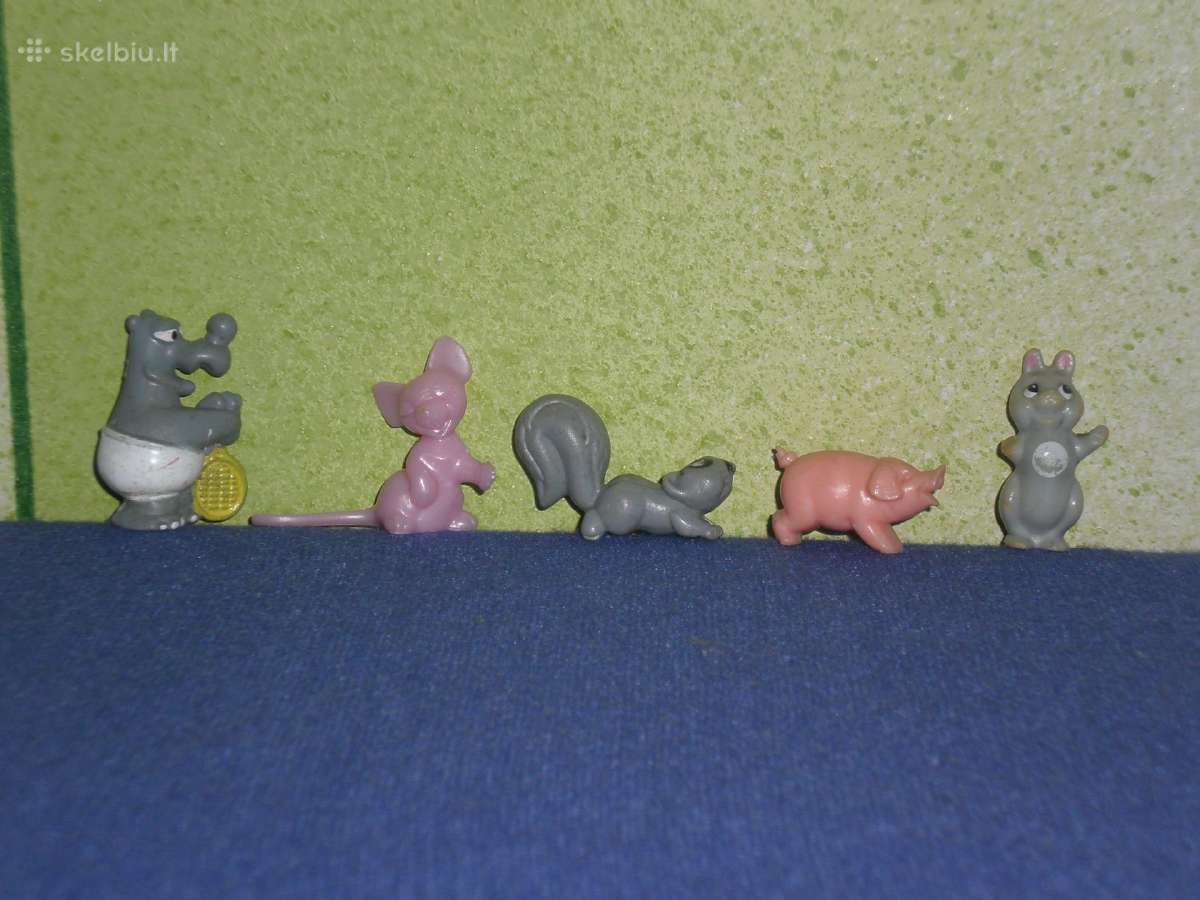 Kinder siurprizo kolekcines figureles zveriukai - nuotraukos Nr. 3