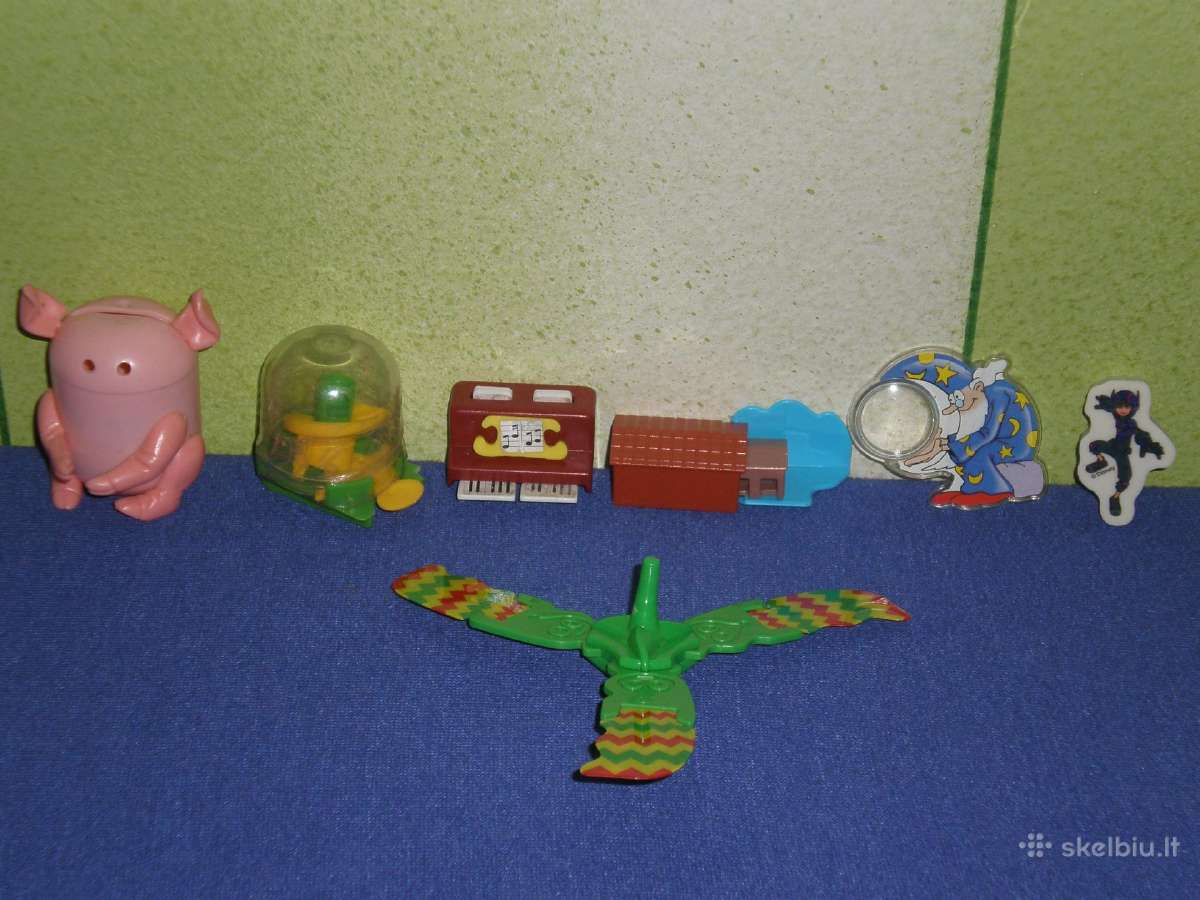 73. Kinder siurprizo kolekcines figureles visokie