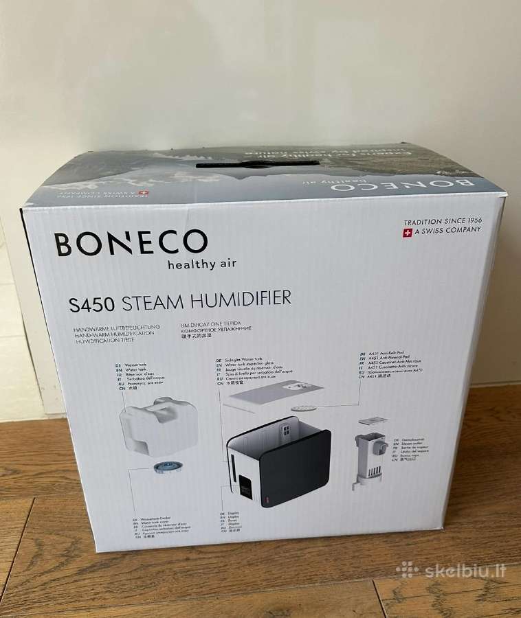 Naujas Boneco S450 šiltų garų oro drėkintuvas - nuotraukos Nr. 2
