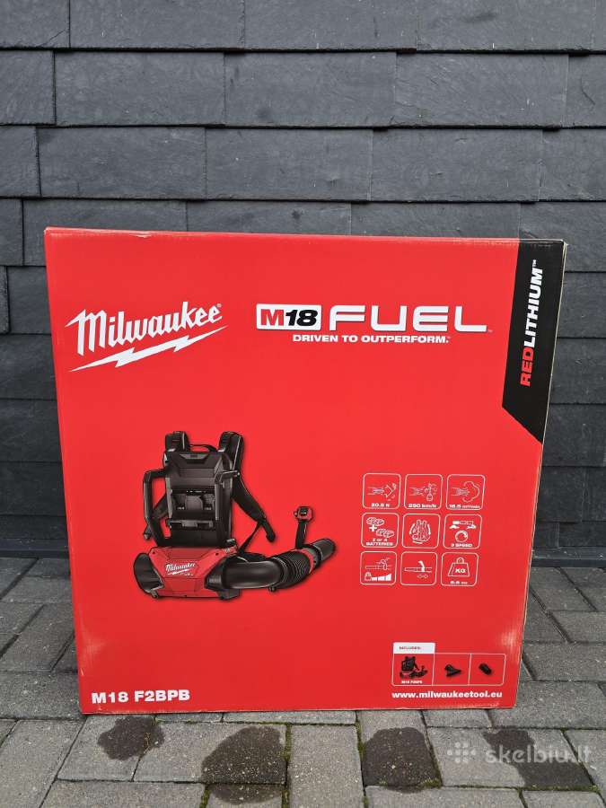 Milwaukee Akumuliatoriniai Pūstuvai Ir Oropūtės - nuotraukos Nr. 10
