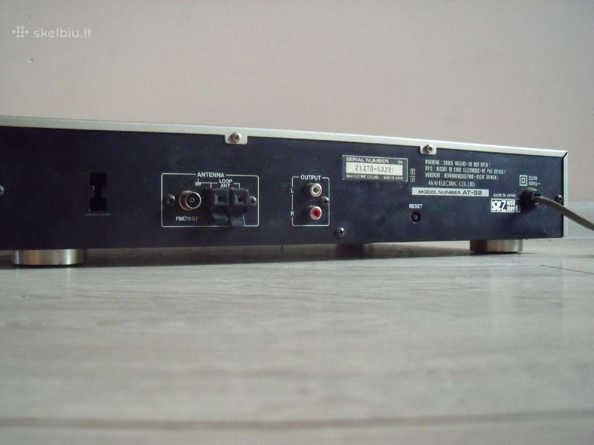 Radijo imtuvas Akai At-52 - nuotraukos Nr. 3