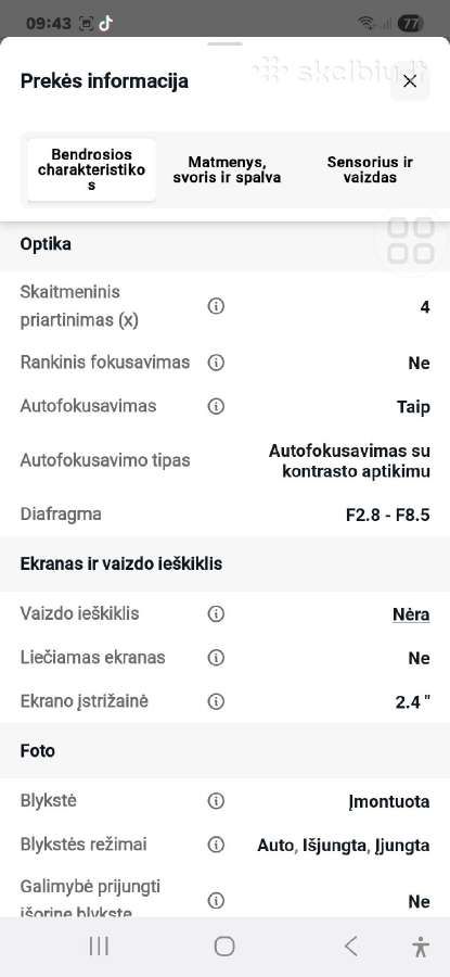 Skaitmeninė foto kamera - nuotraukos Nr. 4
