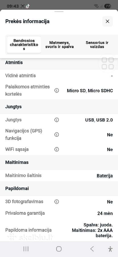 Skaitmeninė foto kamera - nuotraukos Nr. 5
