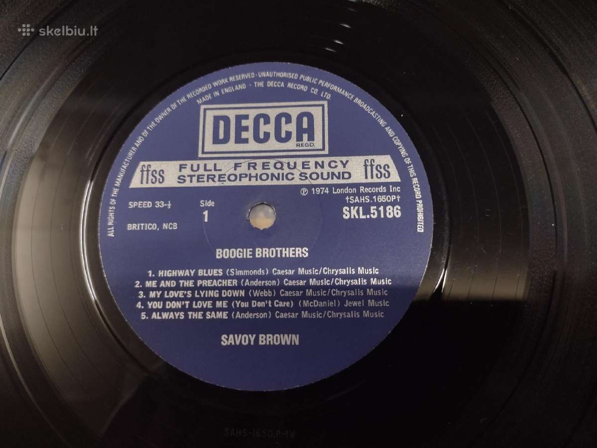 Savoy Brown - Boogie Brothers 74m. - nuotraukos Nr. 4
