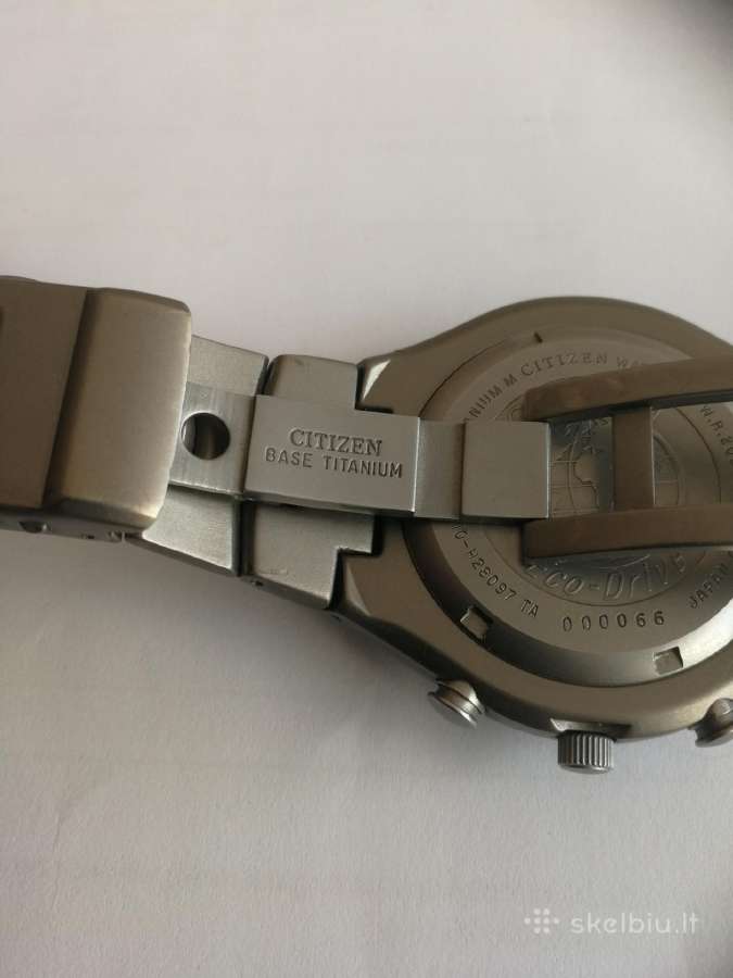 Citizen eco drive titanium E810 - nuotraukos Nr. 6