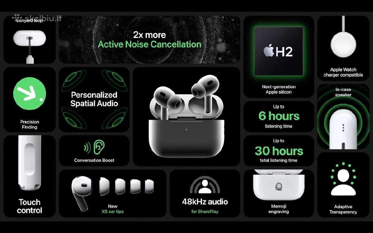 Airpods Pro 3 ausines - nuotraukos Nr. 2