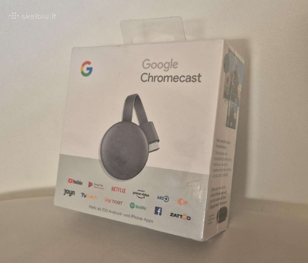 Naujas Google Chromecast 3 (2021)