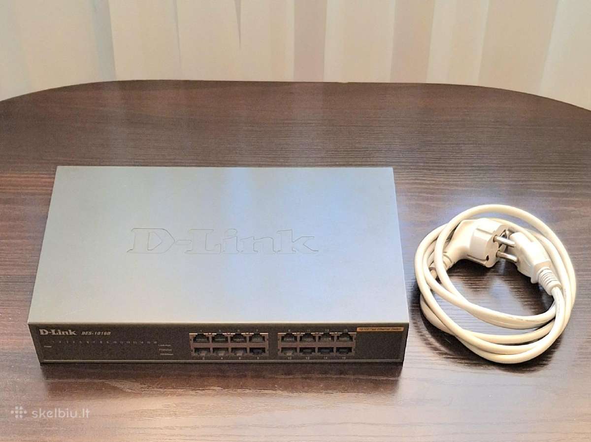 Komutatorius (Switch) D-link Des-1016d