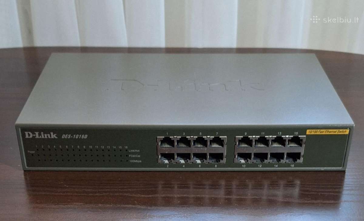 Komutatorius (Switch) D-link Des-1016d - nuotraukos Nr. 2