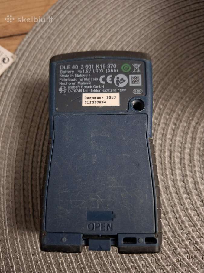 Bosch Dle 40 Professional lazerinis matuoklis - nuotraukos Nr. 3