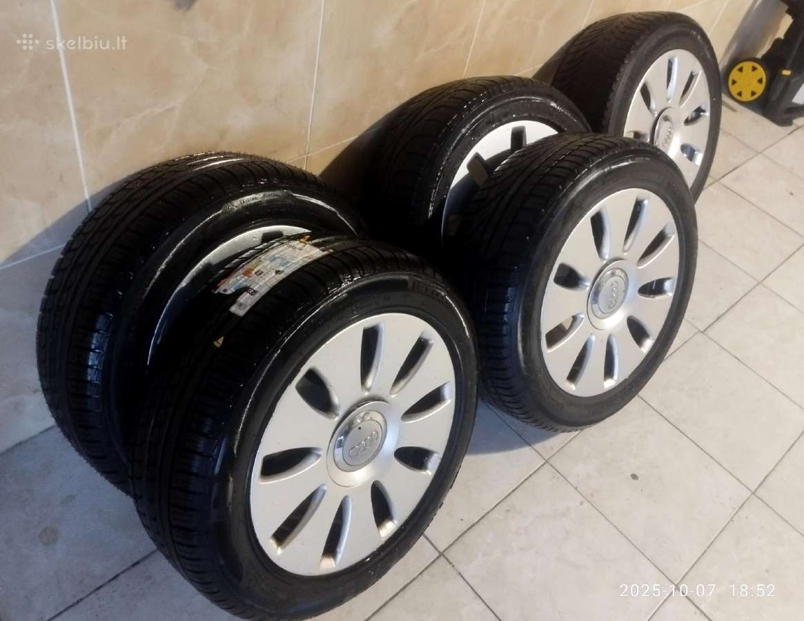 Parduodu 5 originalius Audi ratus R16 - J7h2 Et42 - nuotraukos Nr. 3