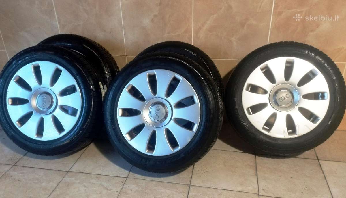 Parduodu 5 originalius Audi ratus R16 - J7h2 Et42 - nuotraukos Nr. 8
