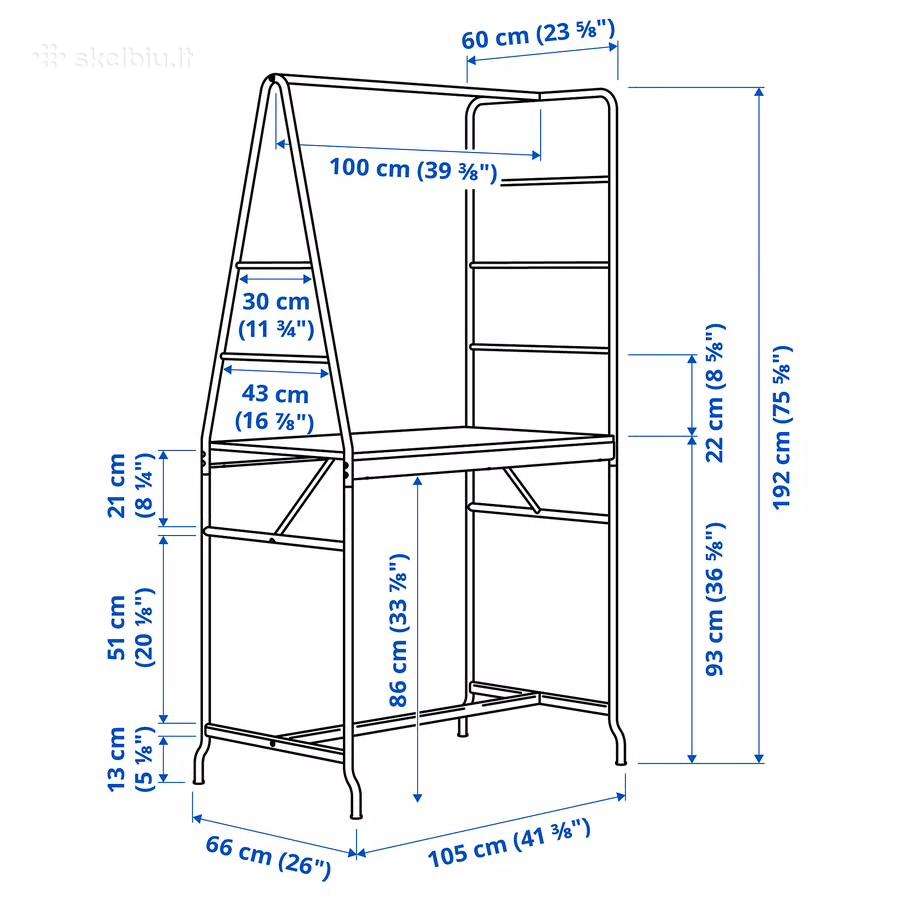 Ikea Haverud aukštas baro stalas - nuotraukos Nr. 5