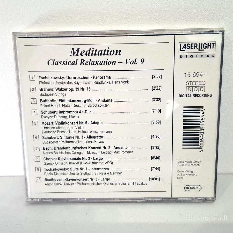 Meditation Classical Relaxation Vol. 9 (CD) - nuotraukos Nr. 2