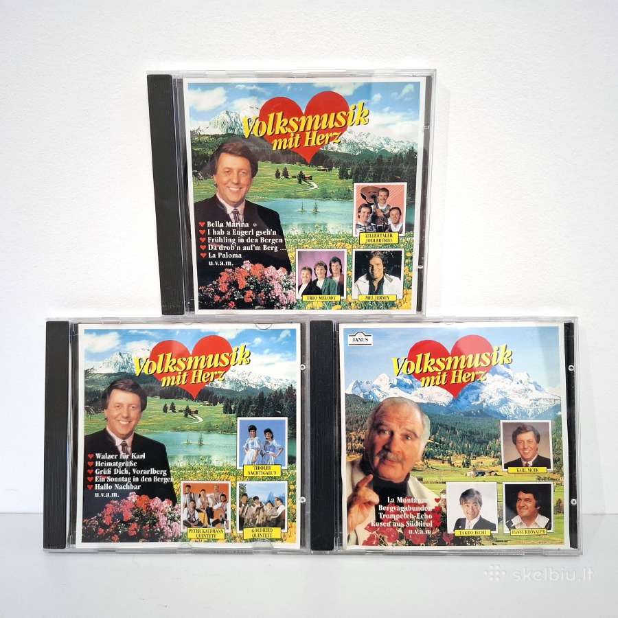 Volksmusik Mit Herz - Janus (3 x CD, rinkinys)