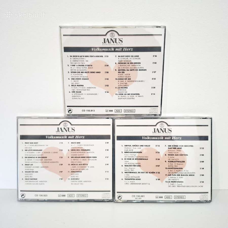 Volksmusik Mit Herz - Janus (3 x CD, rinkinys) - nuotraukos Nr. 2