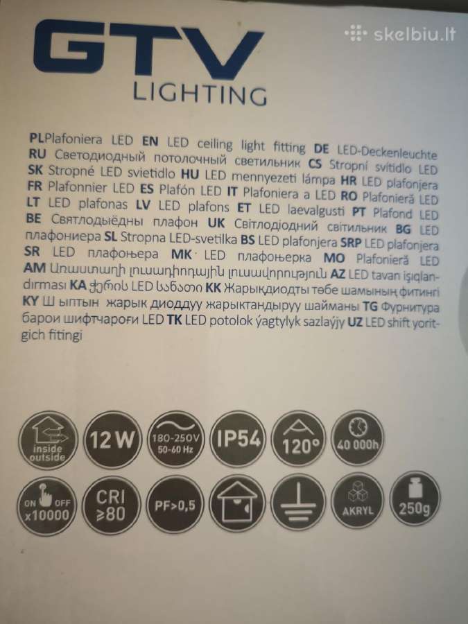 Lubinis šviestuvas LED - nuotraukos Nr. 5