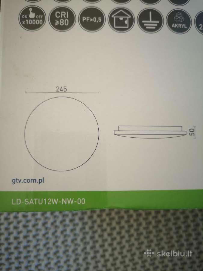 Lubinis šviestuvas LED - nuotraukos Nr. 6
