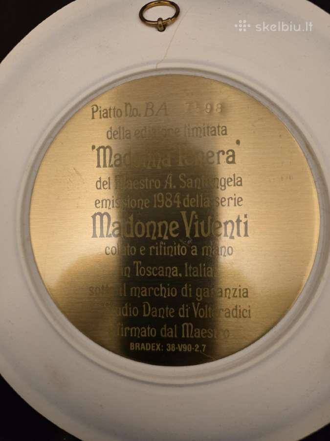 Autentiška,riboto leidimo Madona Tenera "Gyvybė" - nuotraukos Nr. 9