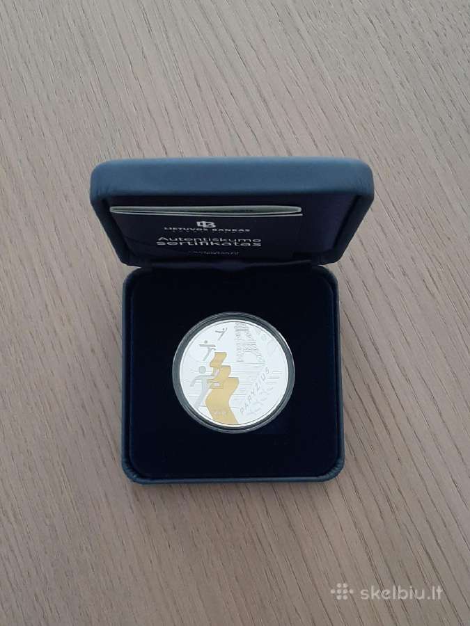 20€ moneta, skirta Paryžiaus olimpinėms žaidynėms