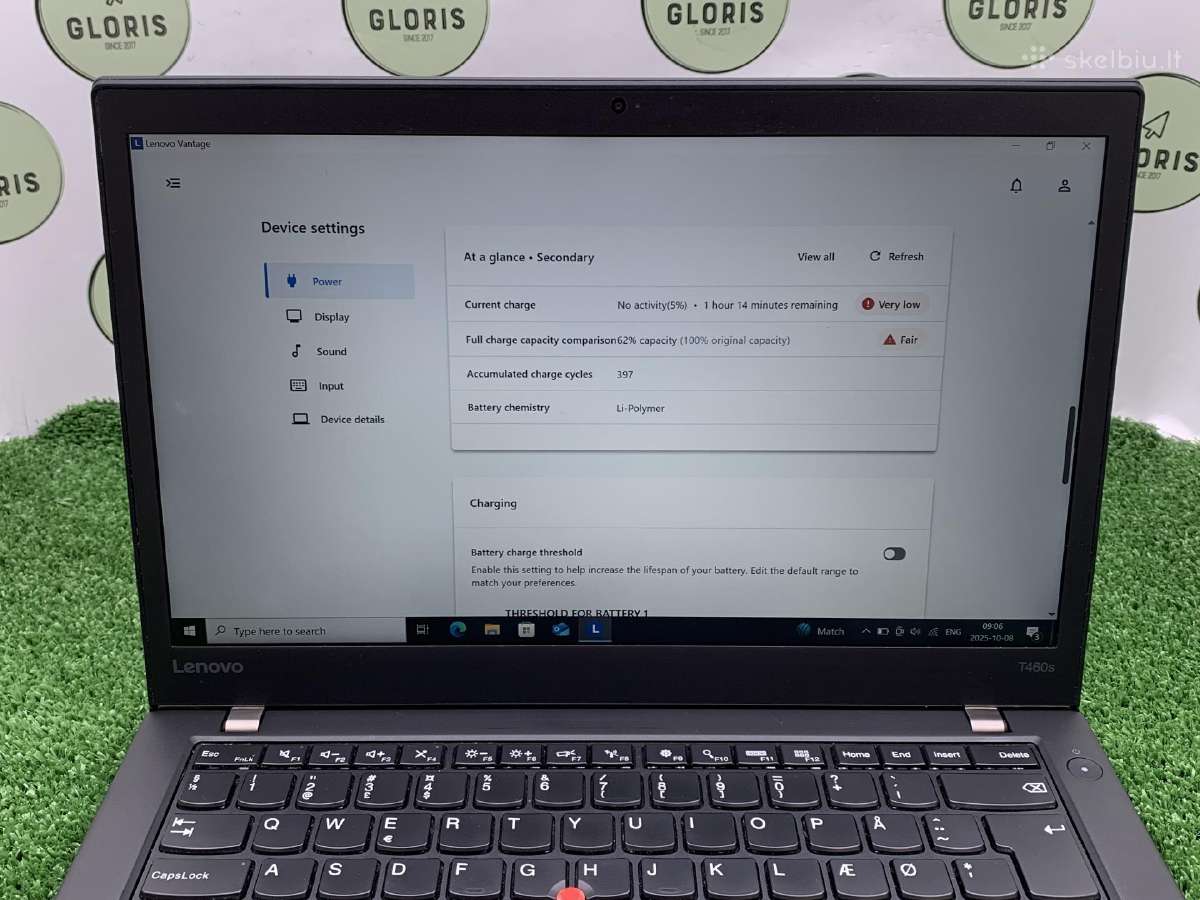 Lenovo Thinkpad T460s i5-6200u 8ram 256ssd #1-193 - nuotraukos Nr. 6