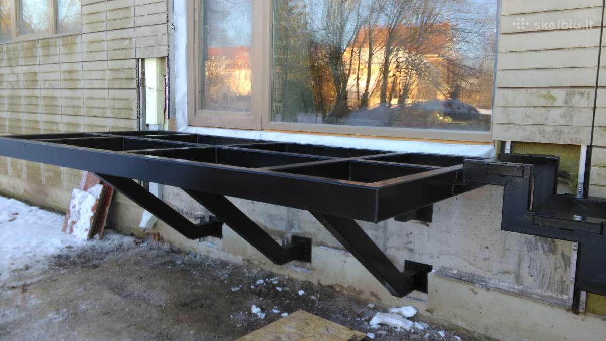 Metalinės konstrukcijos, laiptai, turėklai. - nuotraukos Nr. 22