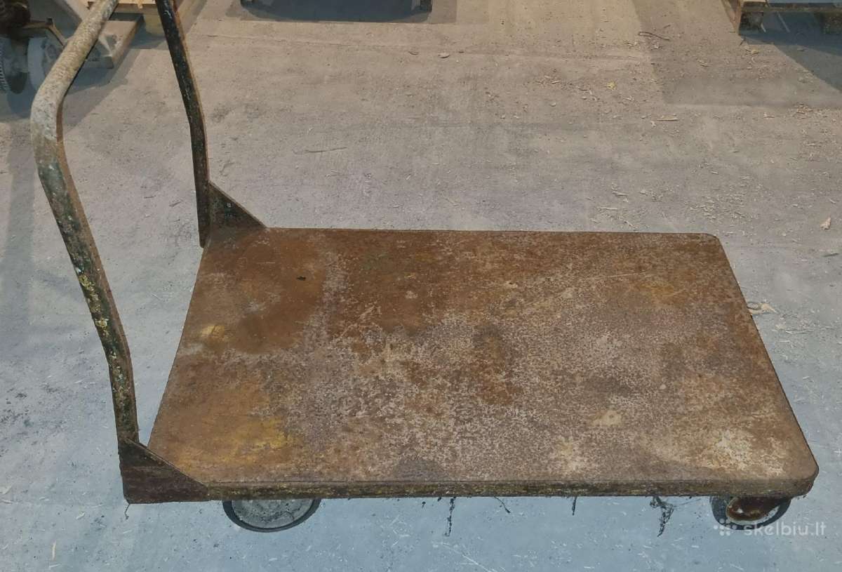 Vežimėlis metalinis