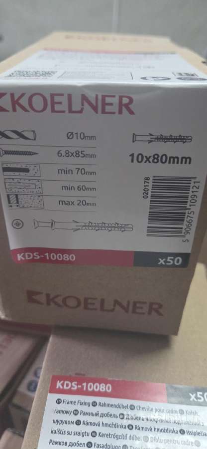 Koelner sukami kaiščiai 10x80