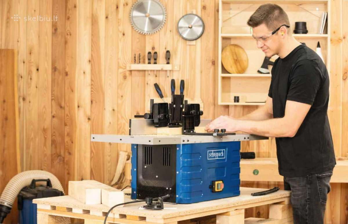 Frezavimo staklės Scheppach Hf 60 1,5kw - nuotraukos Nr. 4
