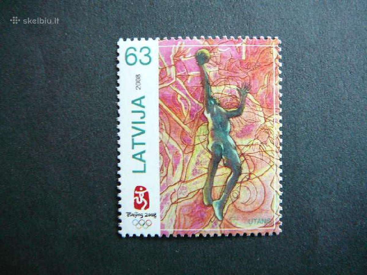 Olimpines Krepsinis Latvija 2008 Mnh lv737