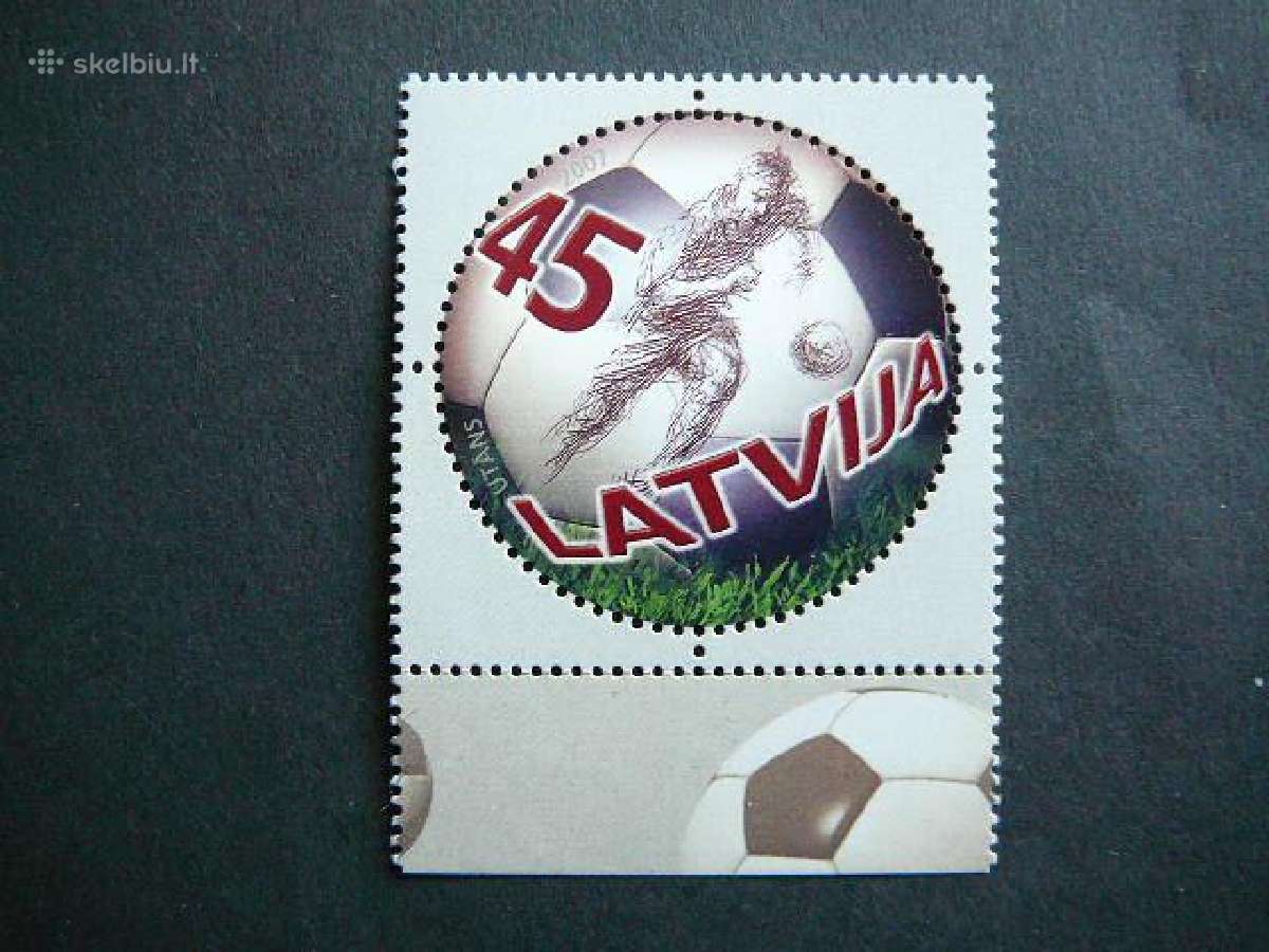 Futbolas Latvija 2007 Mnh lv709