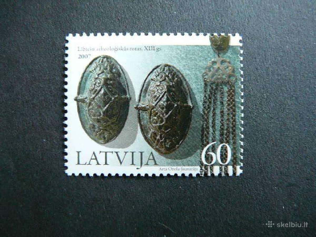 Daile Papuosalai Latvija 2007 Mnh lv713