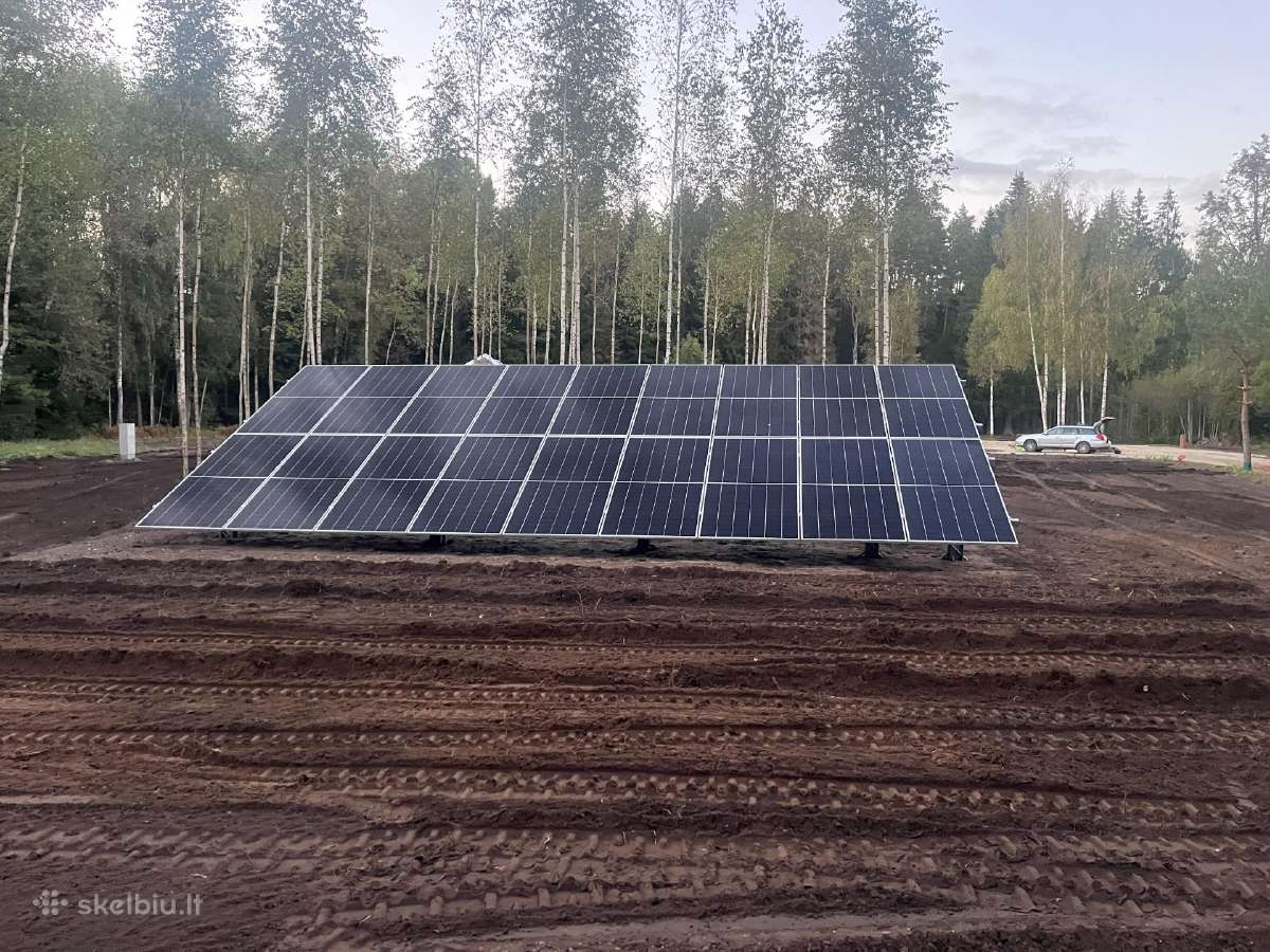 Saulės elektrinės 9.9kw 4500su PVM ir montavimu - nuotraukos Nr. 28