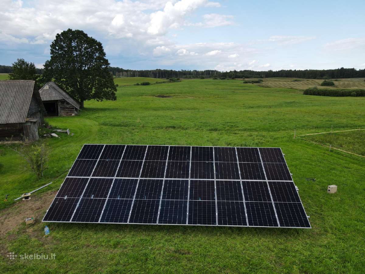 Saulės elektrinės 9.9kw 4500su PVM ir montavimu - nuotraukos Nr. 36