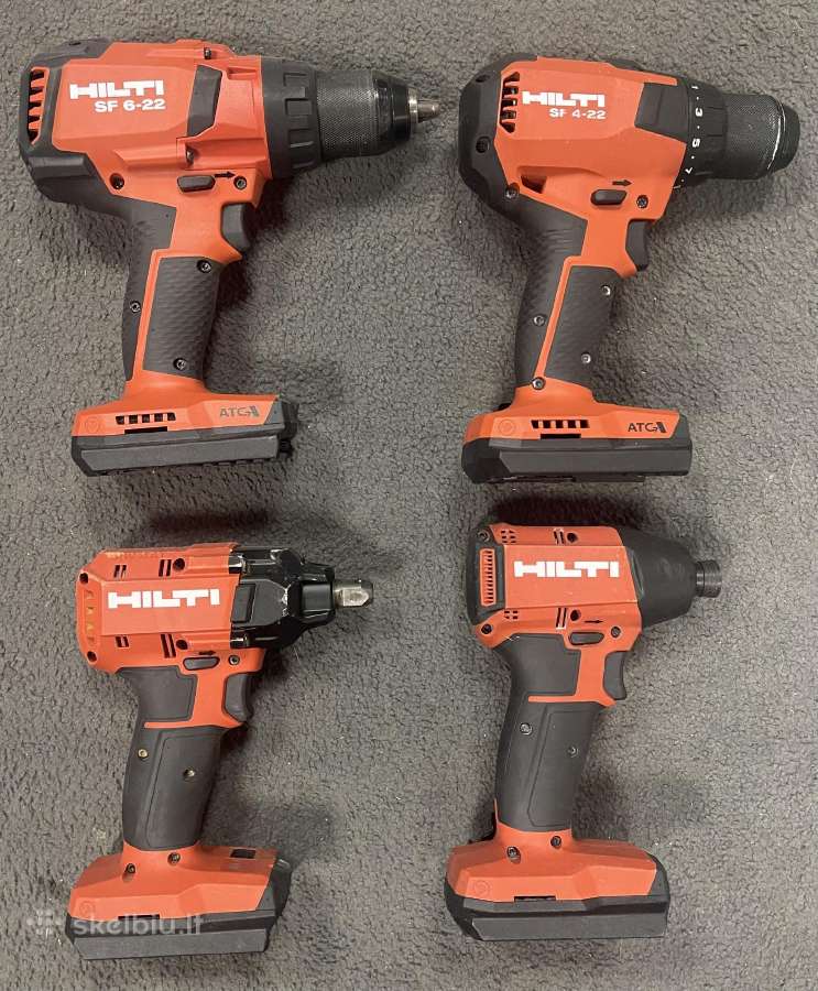 Hilti suktukai ir baterijos