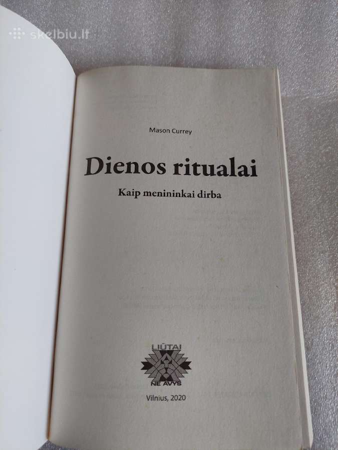Dienos ritualai - nuotraukos Nr. 2