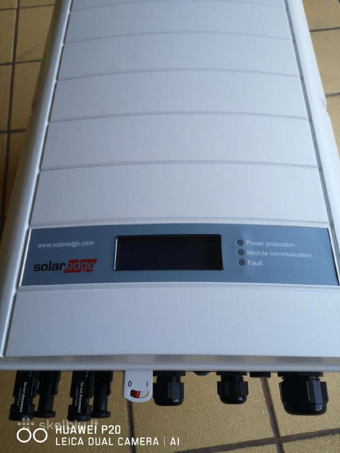 Parduodu įtampos keitiklį Solar Edge Se8k