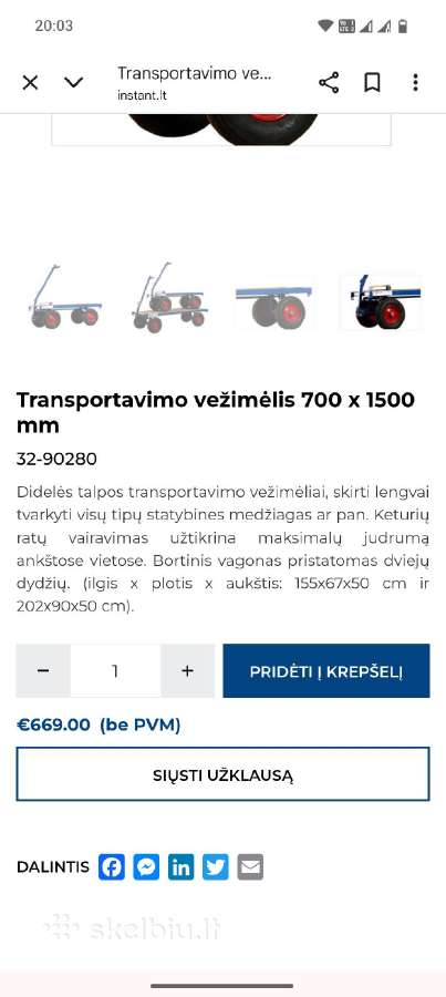Statybinis Vežimėlis Instant - nuotraukos Nr. 2