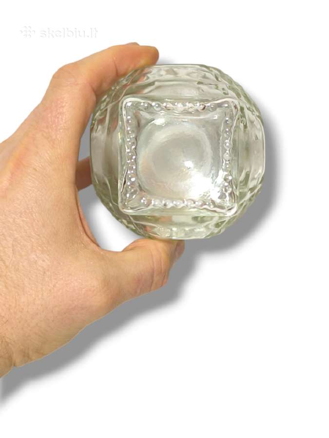 Originalus kvadratinis stiklinis butelis 500 ml - nuotraukos Nr. 6