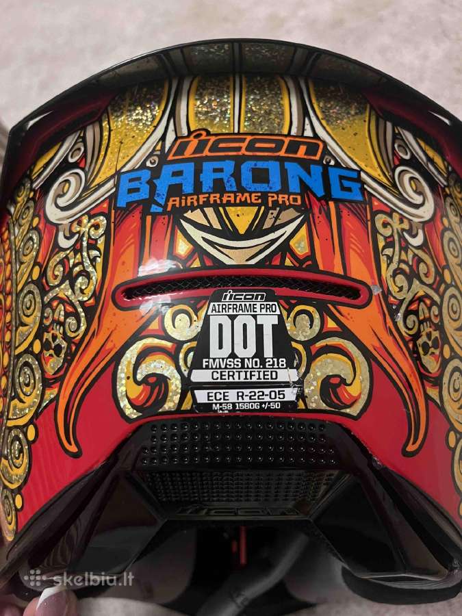 Icon Airframe Pro Barong šalmas - nuotraukos Nr. 9