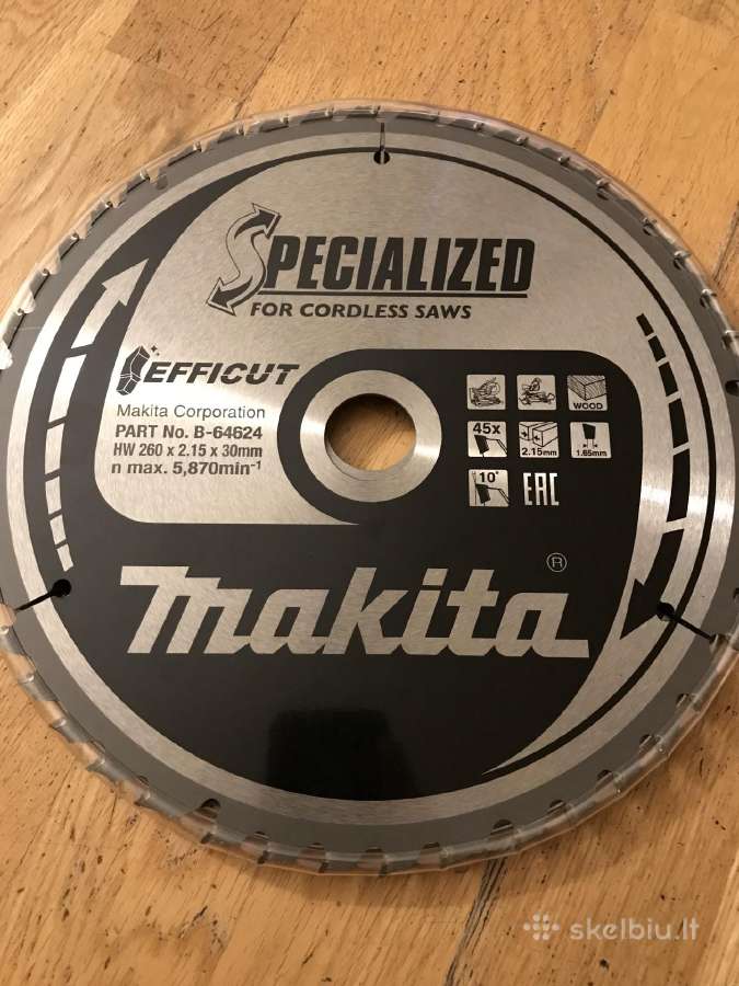 Makita Efficut pjovimo diskas 260x2.15x30mm