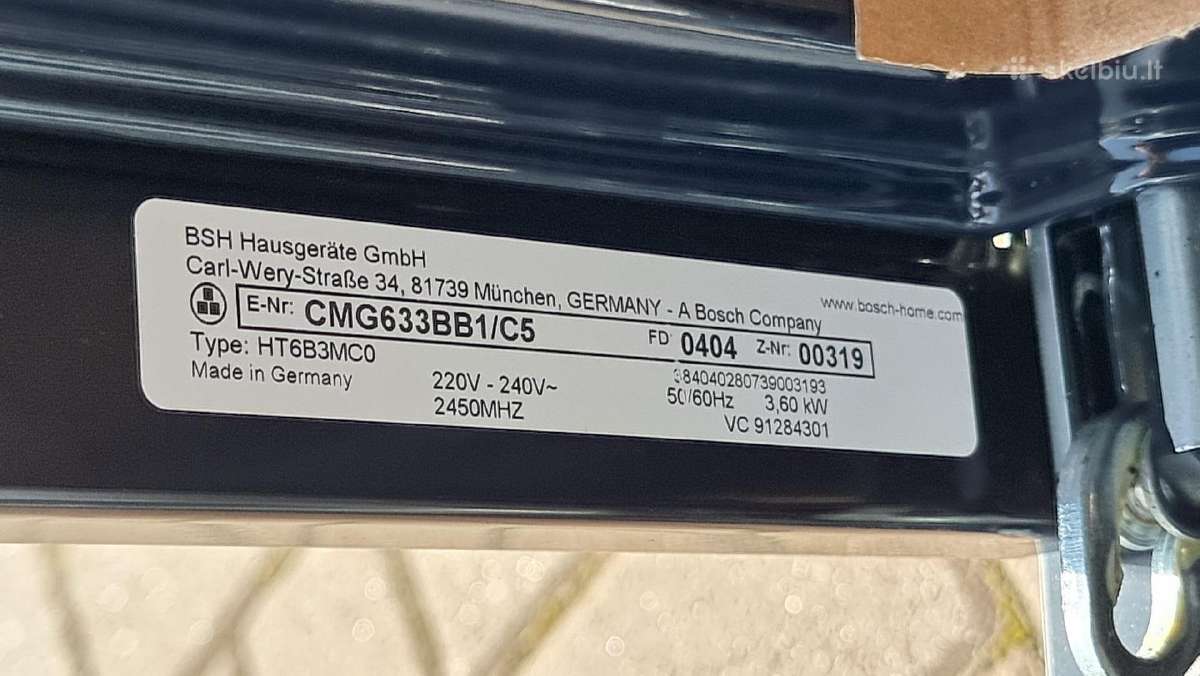 Nauja Bosch Cmg633bb1 su mikrobange+ garantija - nuotraukos Nr. 11
