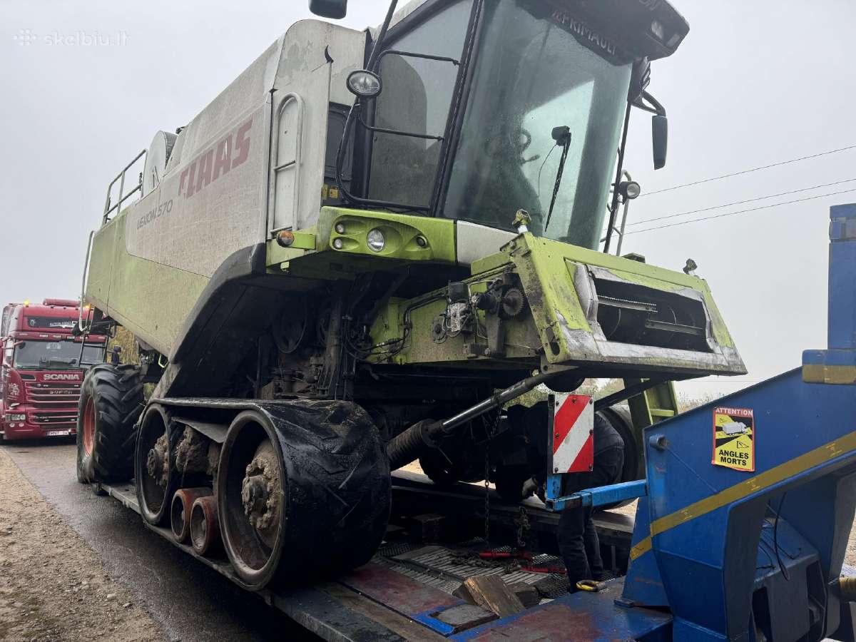Claas lexion 570tt 4x4 Ardomas Dalimis - nuotraukos Nr. 5