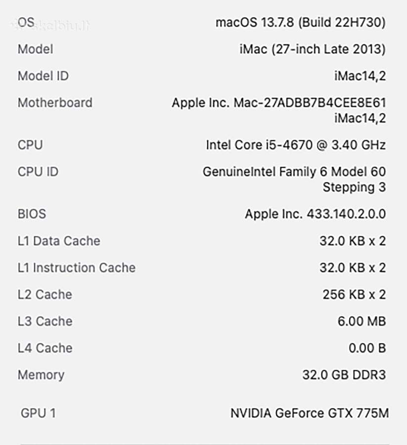 iMac 27 Late 2013 (Max komplektacija) - nuotraukos Nr. 7