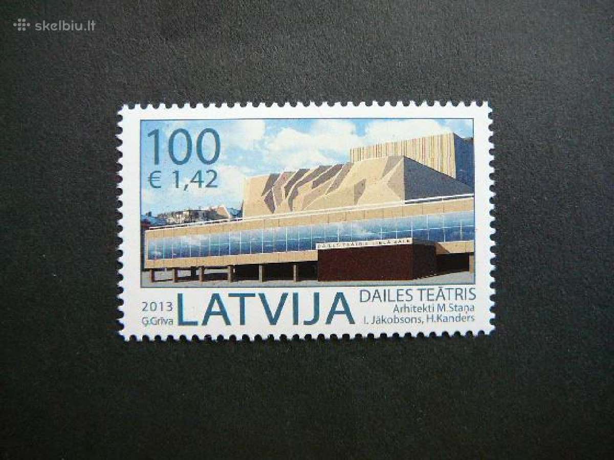 Latvija 2013 Architektura Mnh lv859