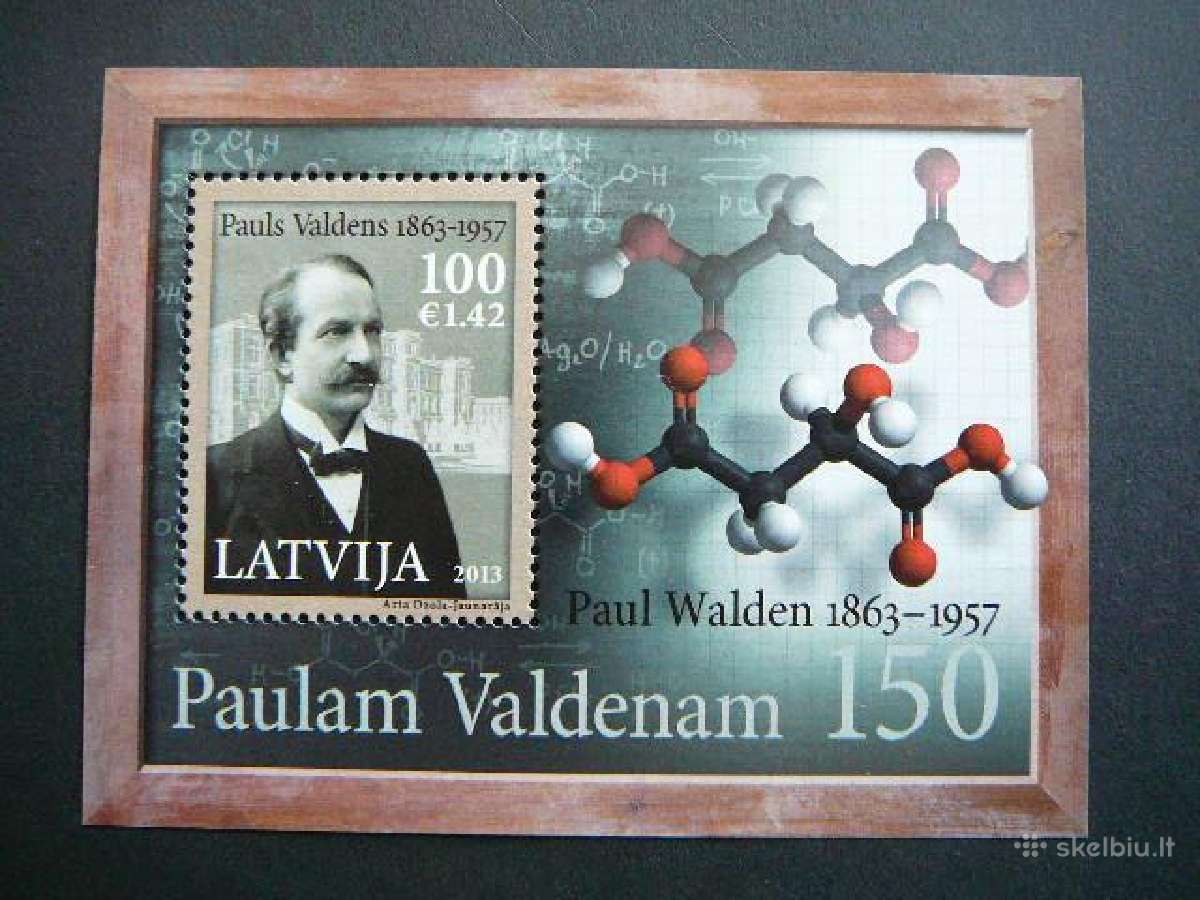 Latvija 2013 Chemikas Waldenas Mnh lv863