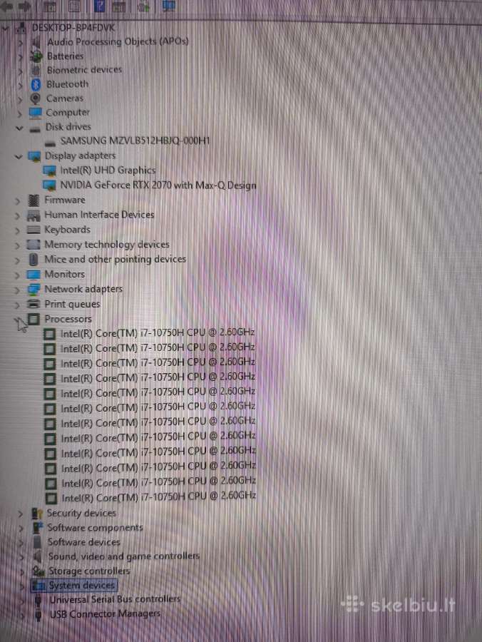 Zbook 15.6 I7-10750h 32gb 512gb Rtx 2070 Max-q - nuotraukos Nr. 5
