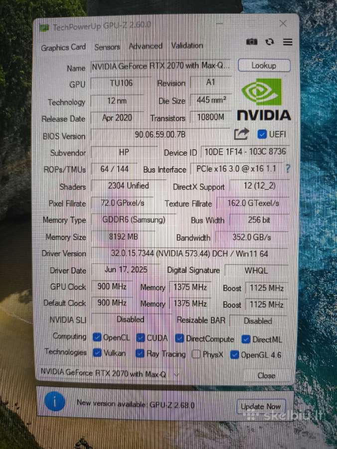 Zbook 15.6 I7-10750h 32gb 512gb Rtx 2070 Max-q - nuotraukos Nr. 7