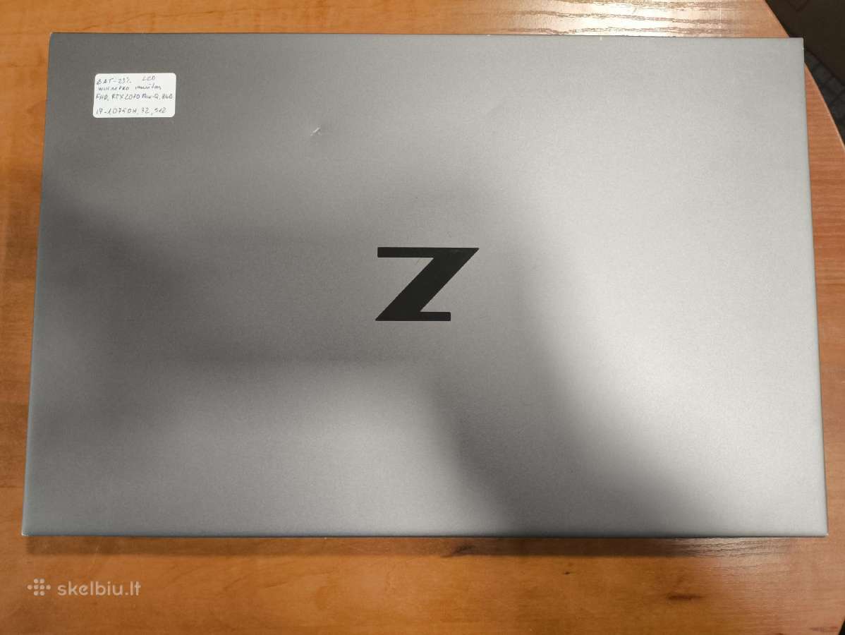 Zbook 15.6 I7-10750h 32gb 512gb Rtx 2070 Max-q - nuotraukos Nr. 3