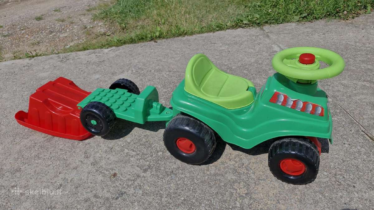 Žaislinis traktoriukas vaikui - nuotraukos Nr. 2